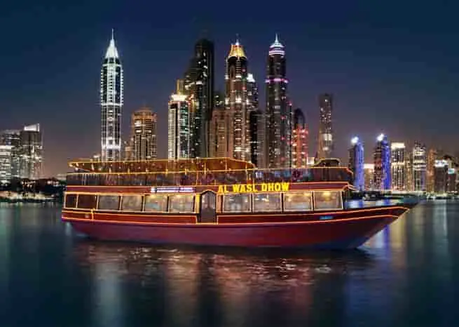 Dhow Cruise Marina in Dubai