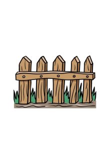 How To Draw A Fence